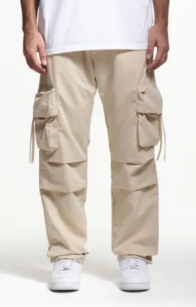 2Y STUDIOS TARO CARGO PANTS BEIGE