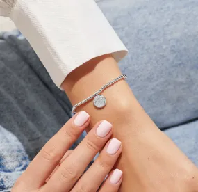 A Little 'You Mean The World To Me' Bracelet In Silver Plating