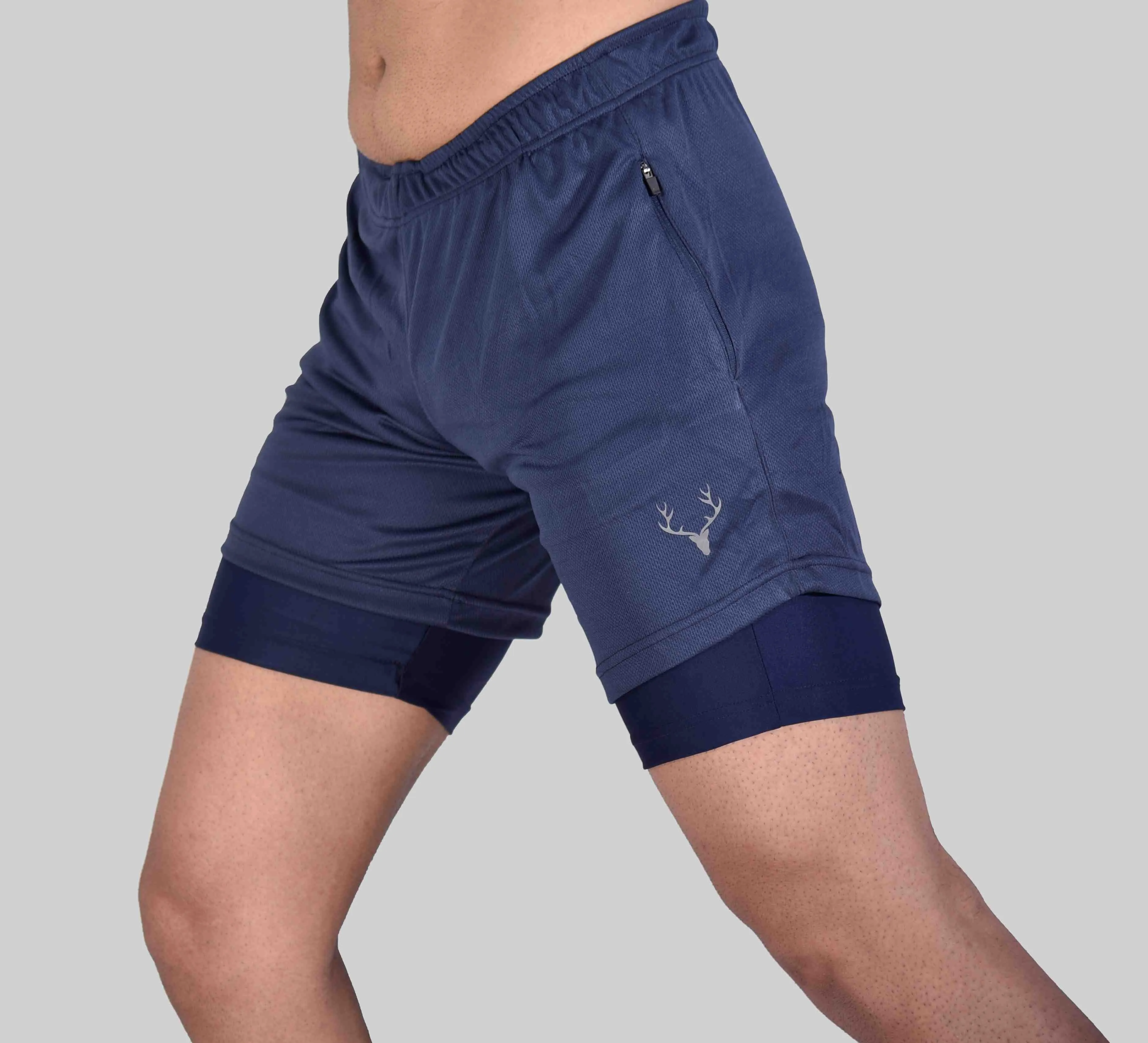 Adapt Compression Shorts 2.0 (Navy Blue)