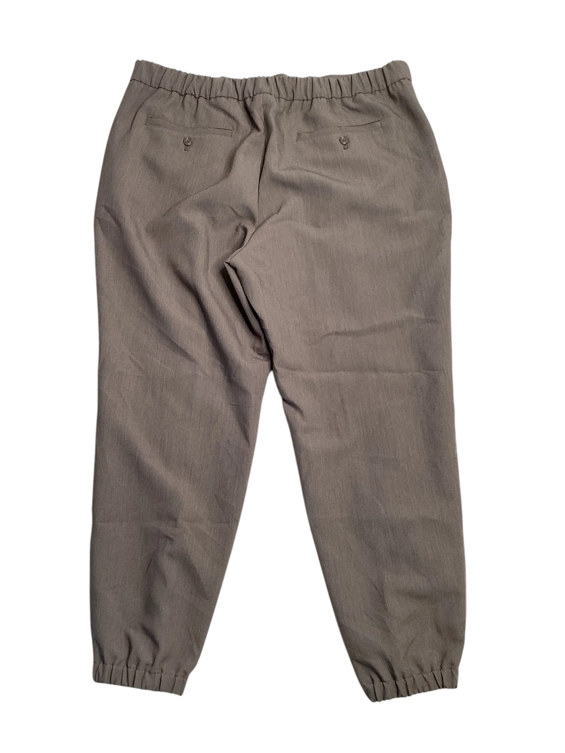 Alfani Men's Regular-Fit Stretch Pleated Joggers, Created for  - Bolgio Taupe Heather LUS