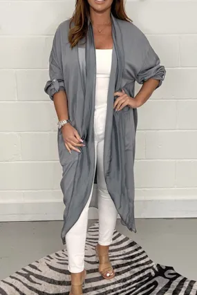 All Saints Style Silk Cardigan