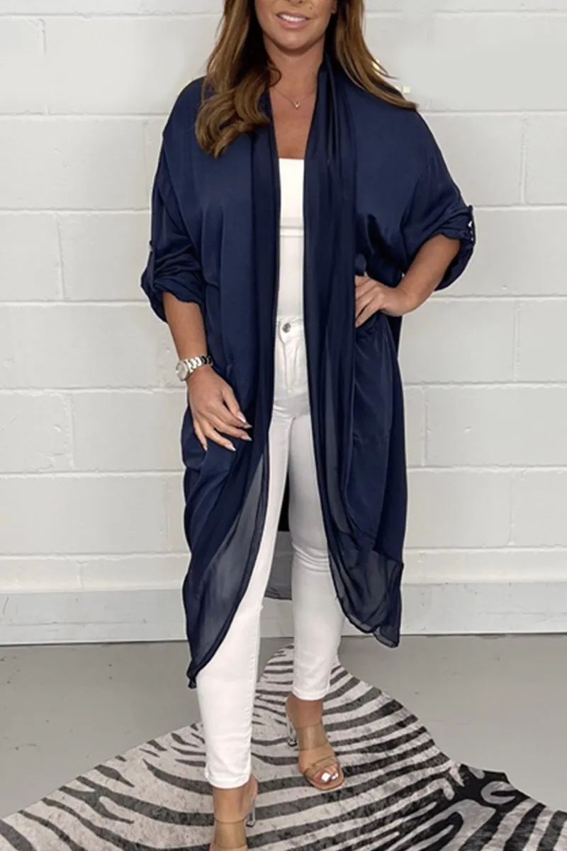 All Saints Style Silk Cardigan