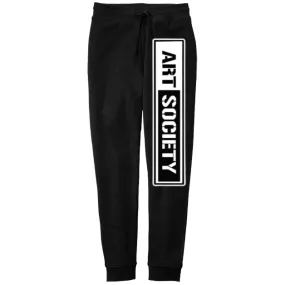 Art Society STENCIL BAR JOGGERS BLACK