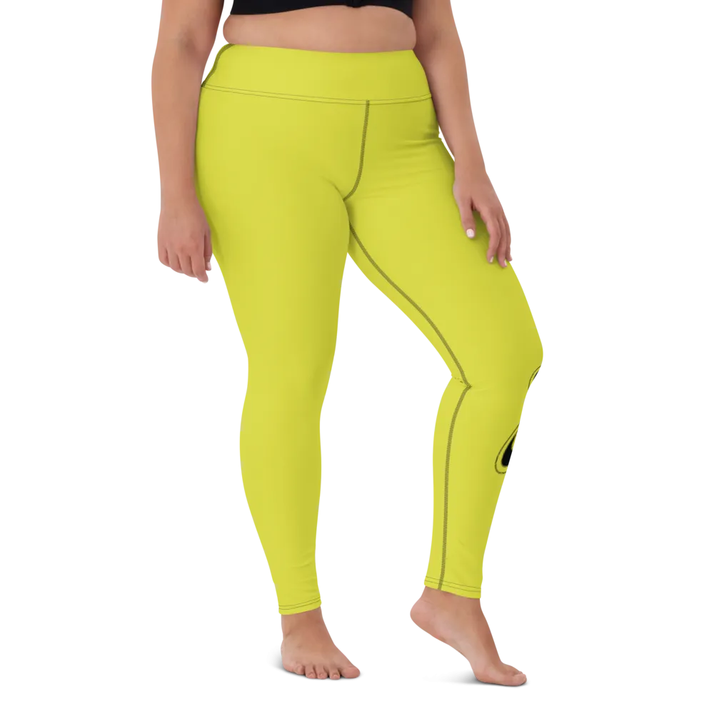 Athletic Apparatus Starship Black logo V3 Yoga Leggings