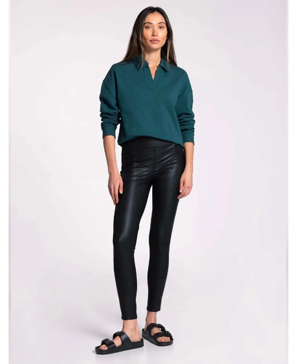 Ava Vegan Leggings Black