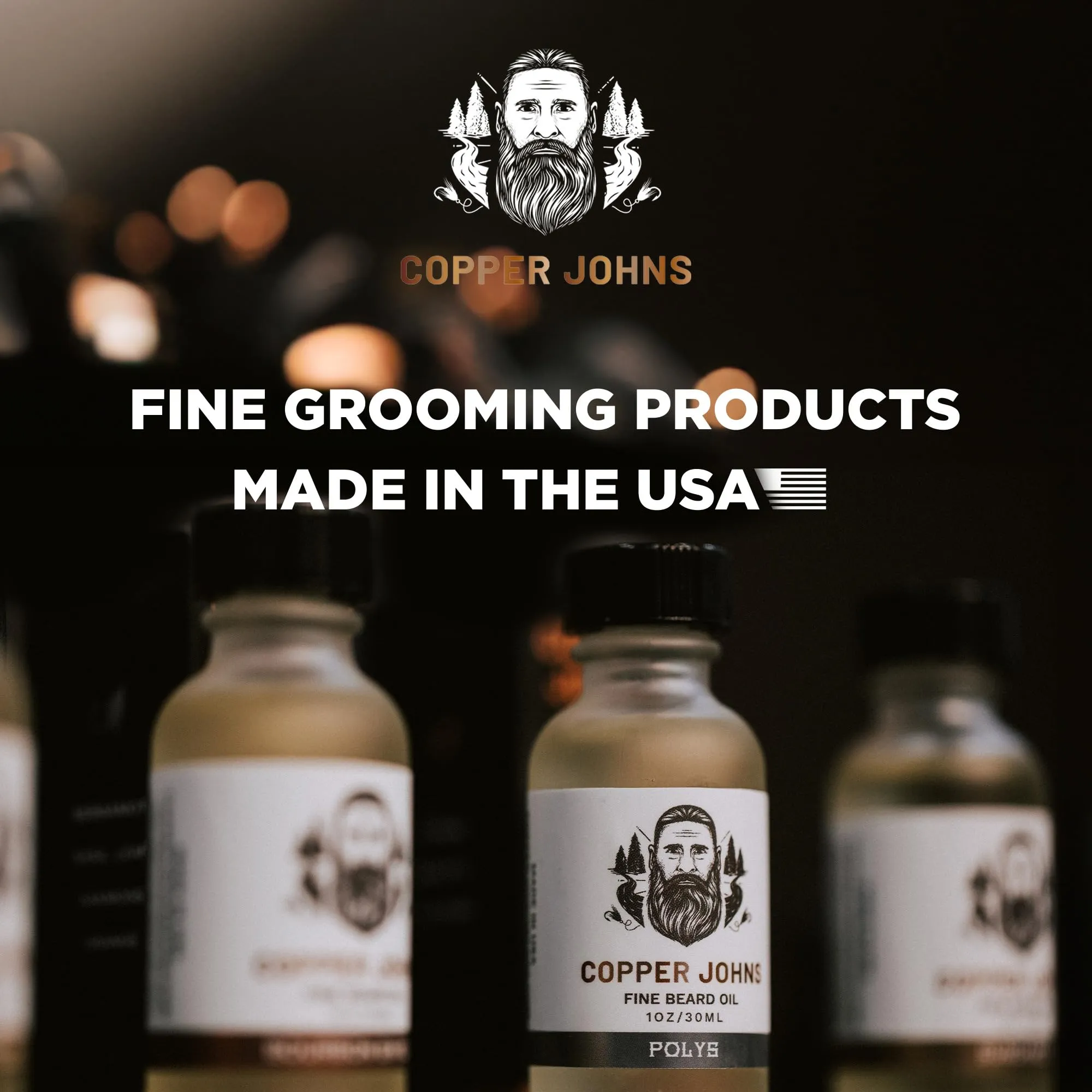 Beard Oil for Men, Castor & Jojoba Oil with Sea Minerals, Increases Softness & Control for Fuller-Looking Beard, Polys-Bergamot & Cherry Almond, 1 oz