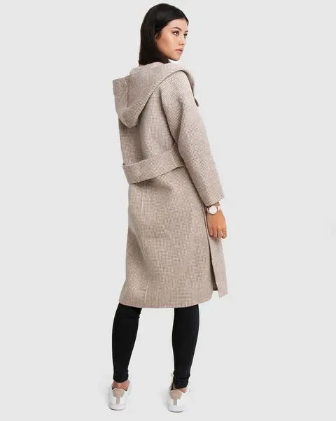 Belle & Bloom Walk This Way Wool Blend Oversized Coat