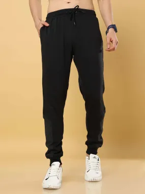Black Joggers With Adjustable Draw String