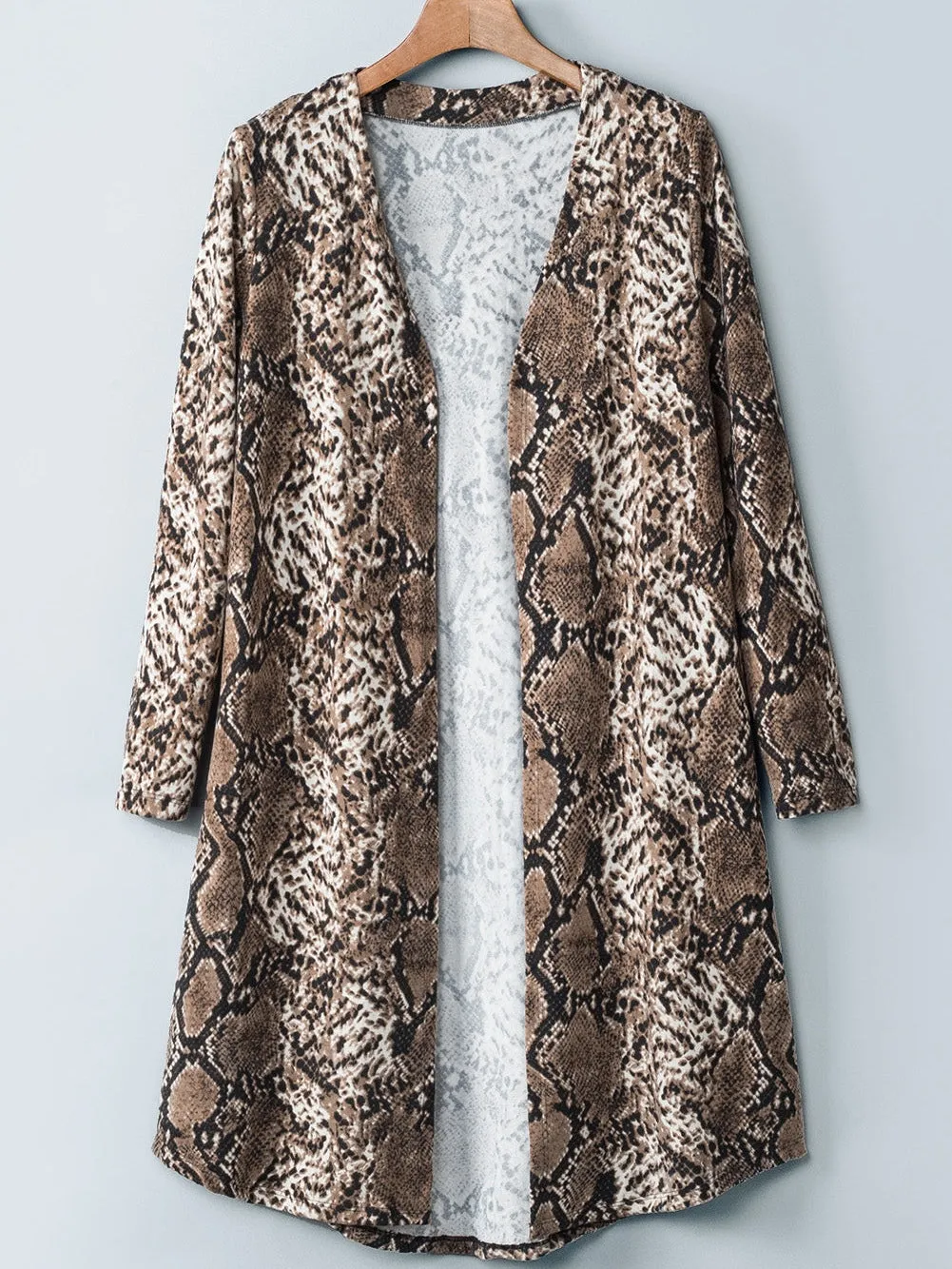 Bohemian Snakeskin Cardigan