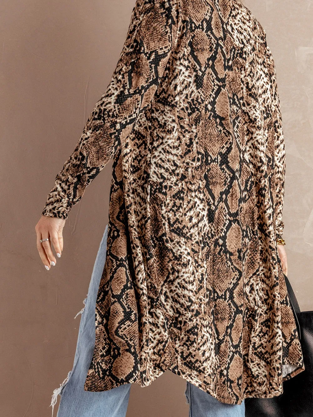 Bohemian Snakeskin Cardigan
