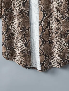Bohemian Snakeskin Cardigan