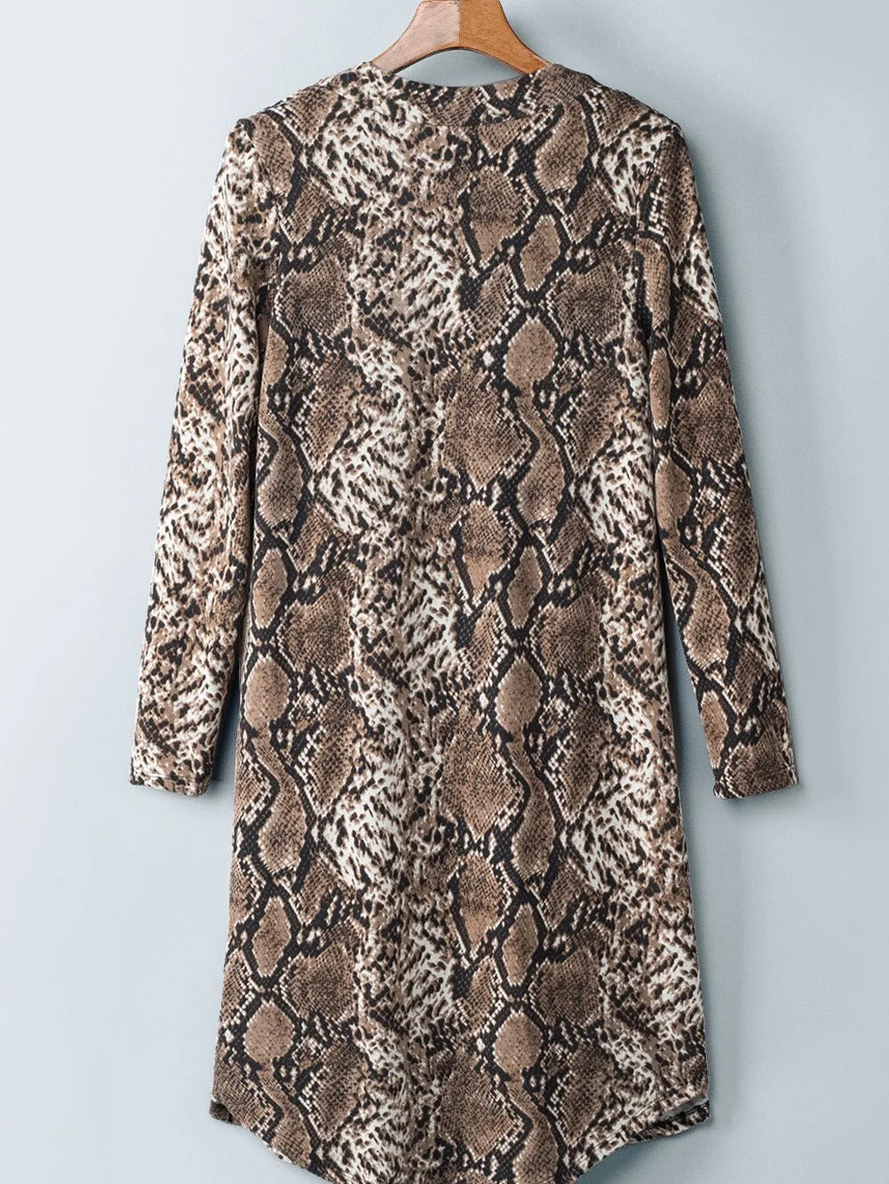Bohemian Snakeskin Cardigan