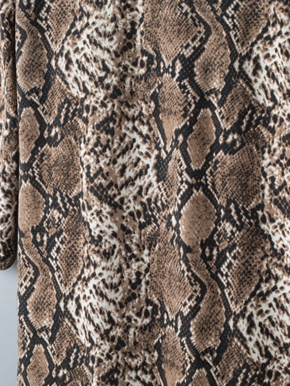 Bohemian Snakeskin Cardigan