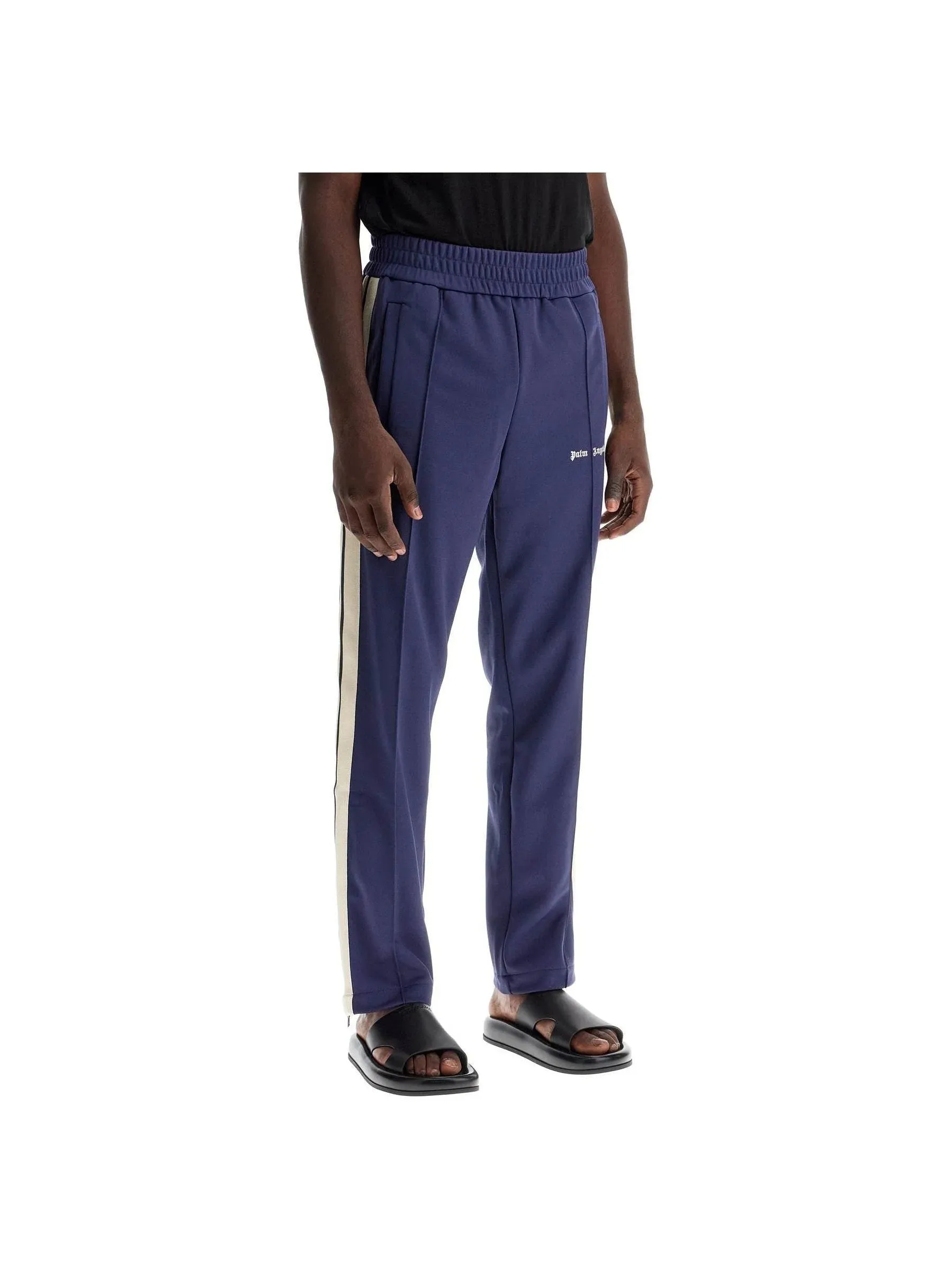 Contrast Band Jersey Joggers