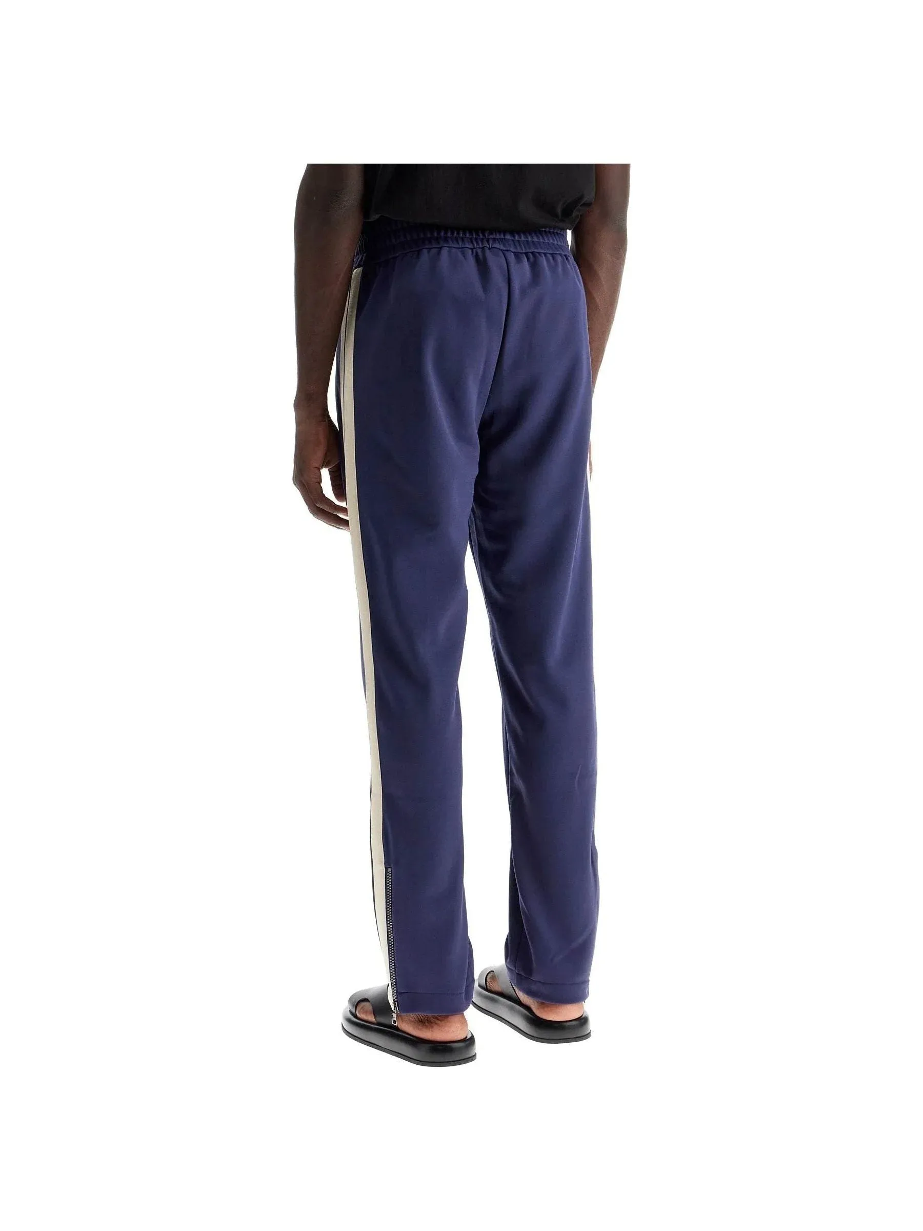 Contrast Band Jersey Joggers