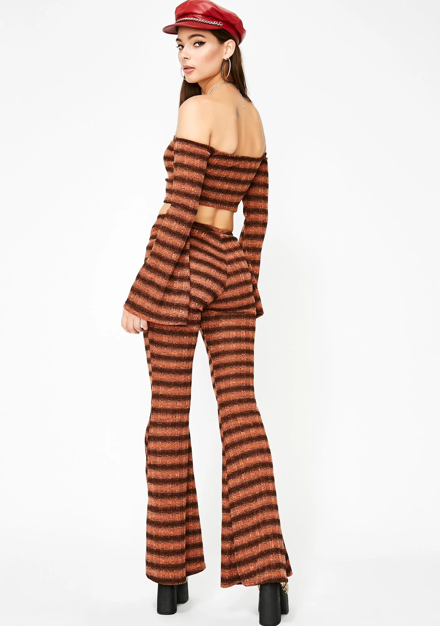 Copper Boho Bombshell Flared Set