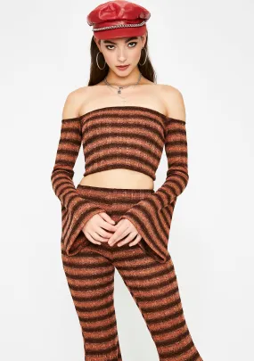 Copper Boho Bombshell Flared Set