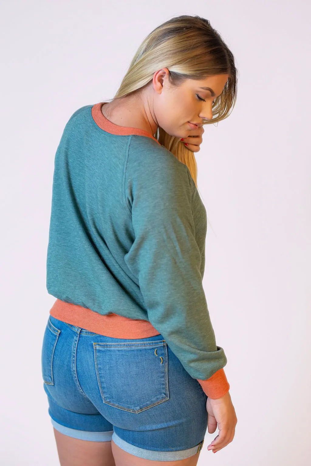Crop Crewneck Sweater