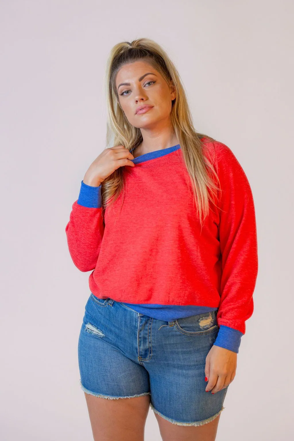 Crop Crewneck Sweater