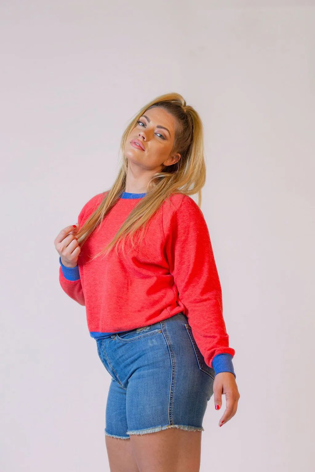 Crop Crewneck Sweater