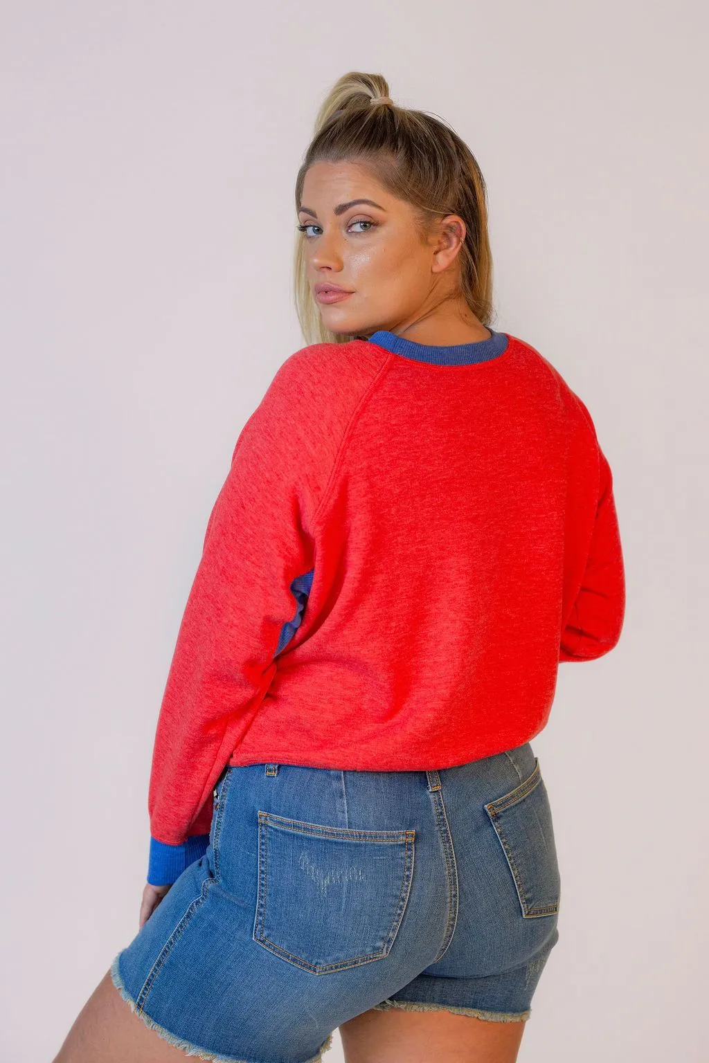 Crop Crewneck Sweater