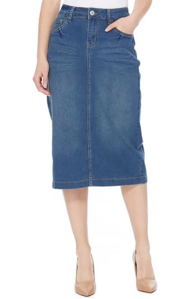 Darcy Denim Skirt- Vintage