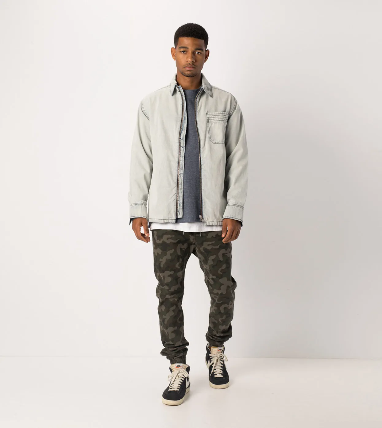 Denim Overshirt Blonde Wash