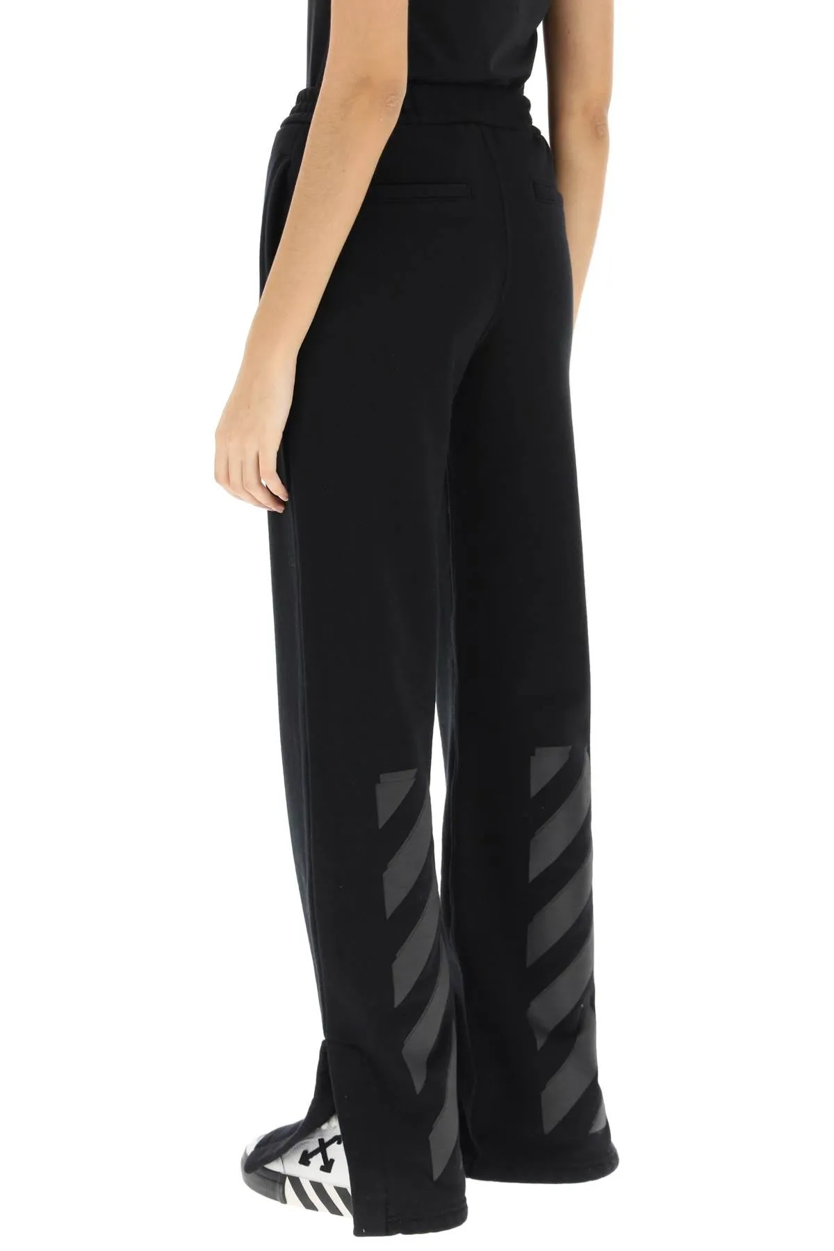 diag sweatpants in organic cotton