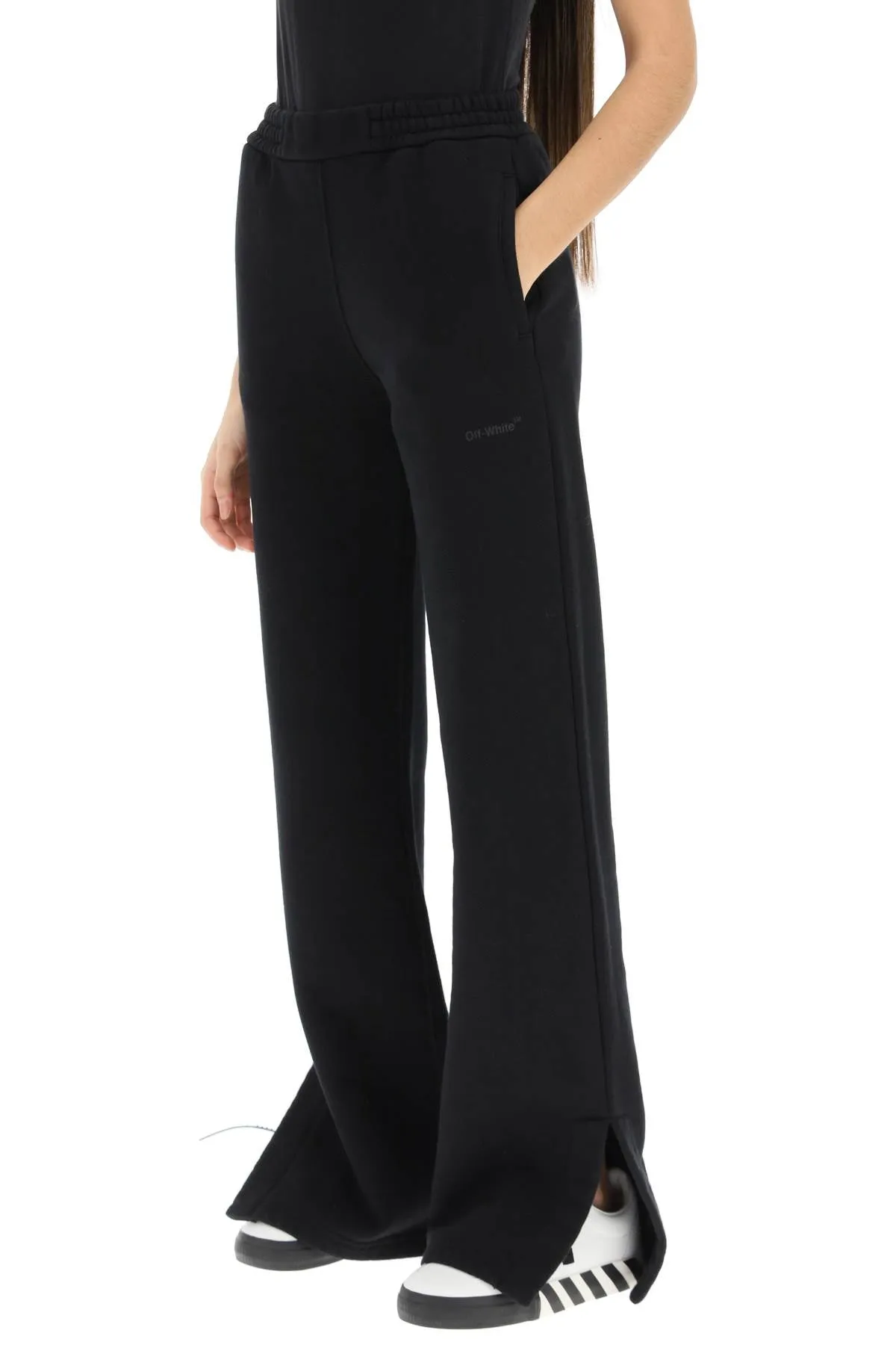 diag sweatpants in organic cotton