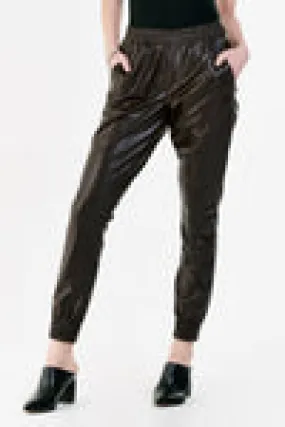 DJ Jacey High Rise Joggers- Coffee