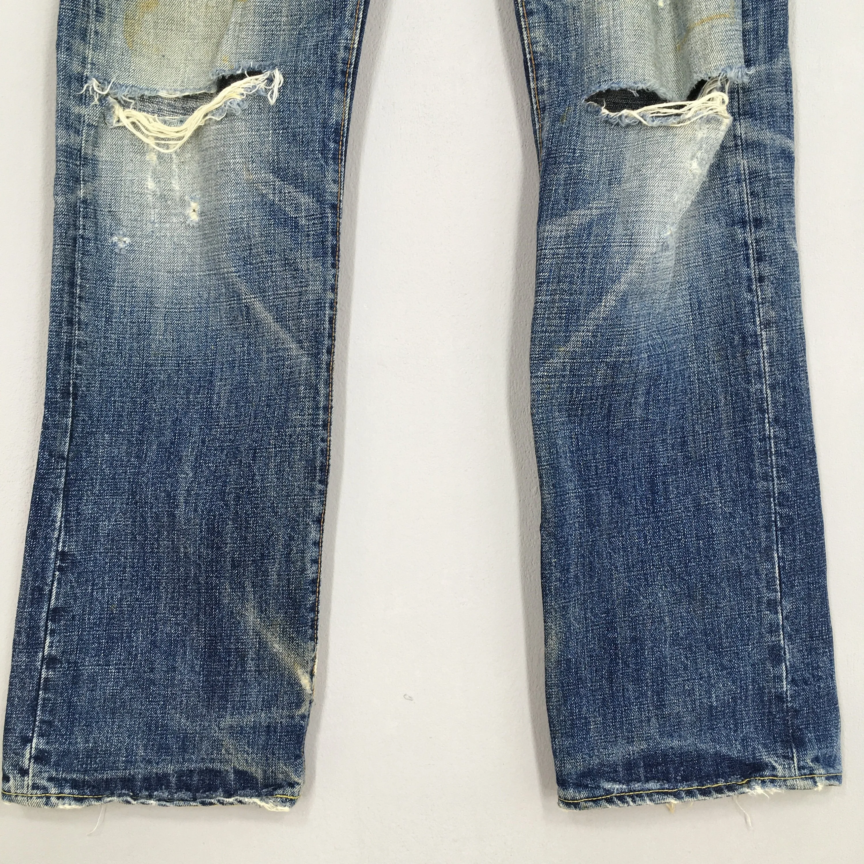 Eternal Japan Low Rise Distressed Jeans Size 34x34