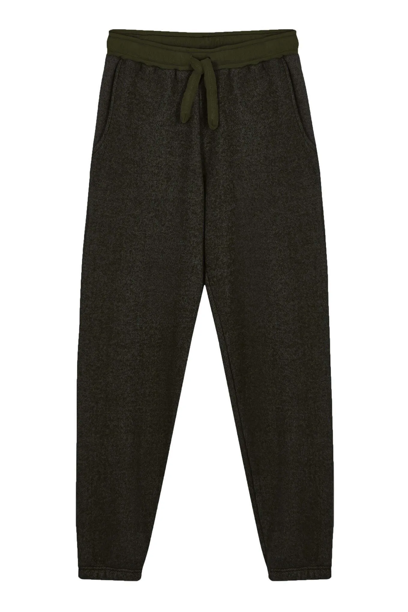 EVIE - Organic Cotton Trackpants  Army Green