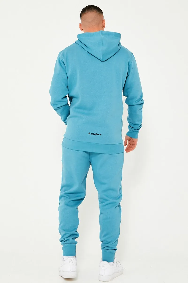 Finchley Road Fleece Tracksuit - Algiers Blue