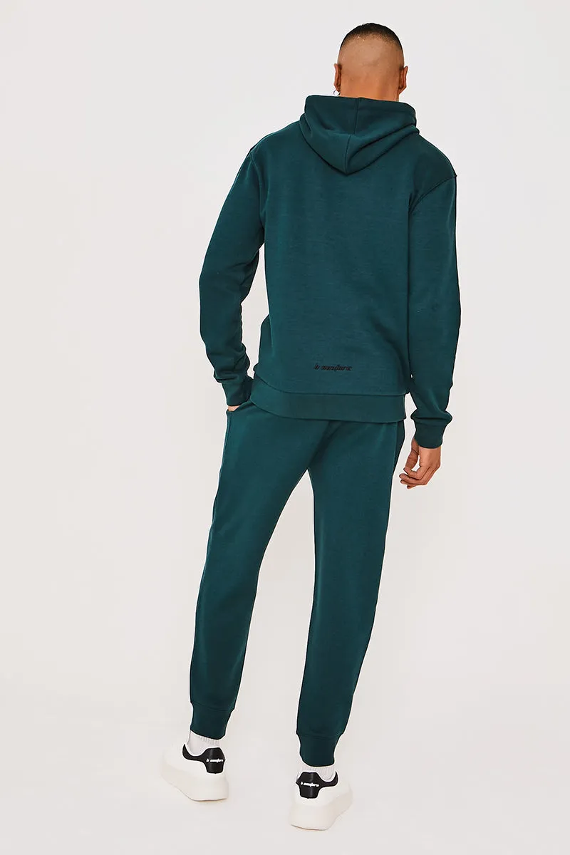 Finchley Road Fleece Tracksuit - Dark Green
