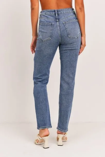 FULL LENGTH DISTRESSED STRAIGHT