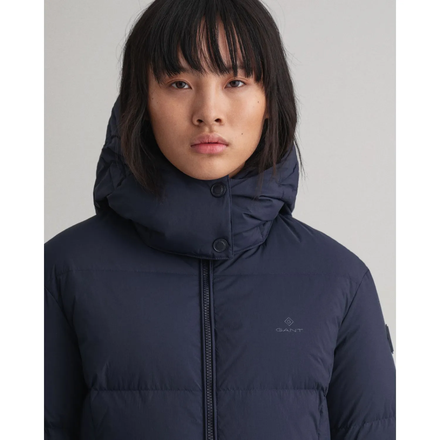 Full-Length Down Coat - Evening Blue