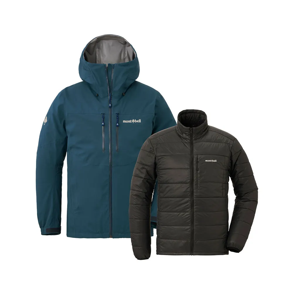 【FW24 秋冬・新品】Montbell Men's Drytech® 3 In 1 Fall Line Parka 1102504 FW24 男裝 三合一 防水 保溫外套 M'S