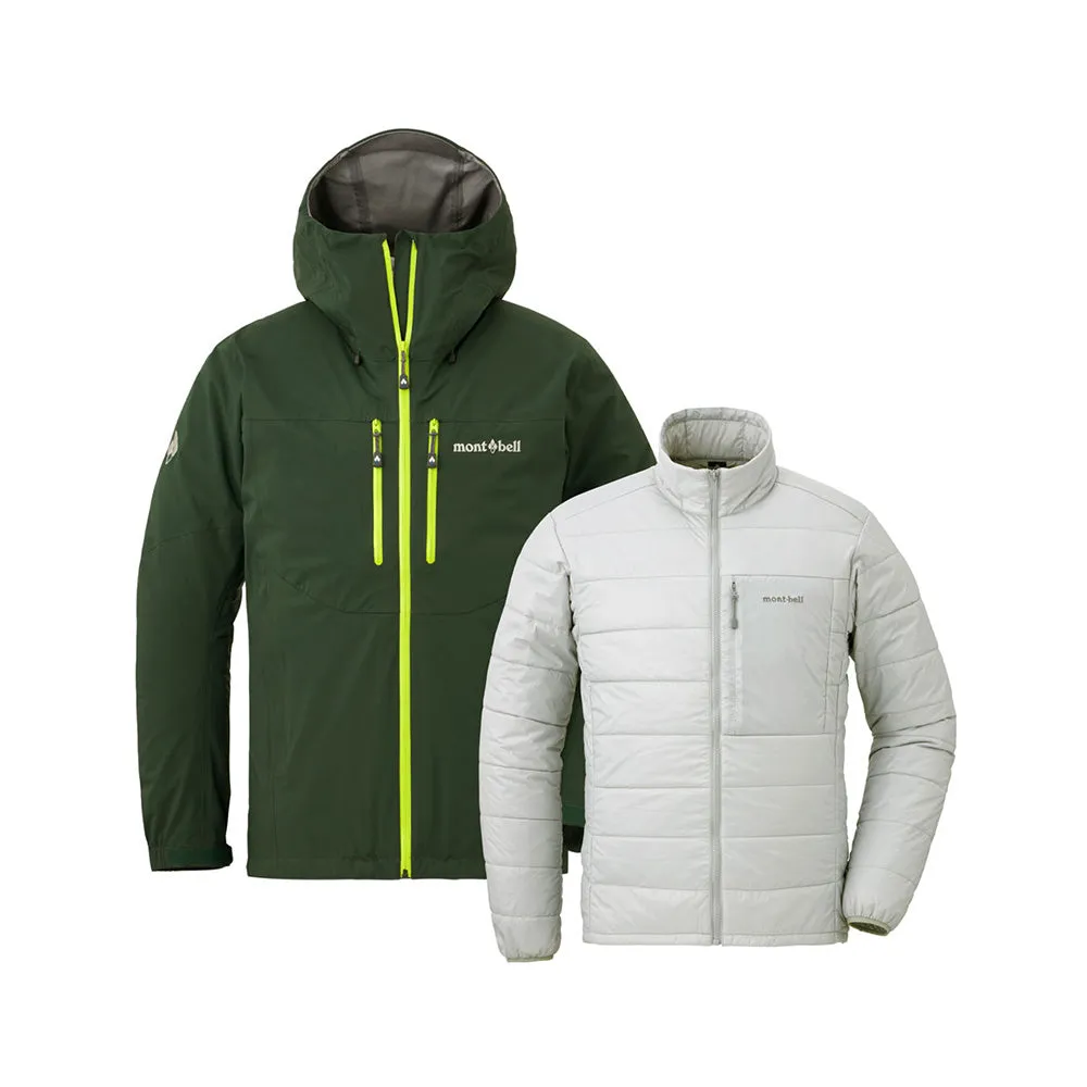 【FW24 秋冬・新品】Montbell Men's Drytech® 3 In 1 Fall Line Parka 1102504 FW24 男裝 三合一 防水 保溫外套 M'S