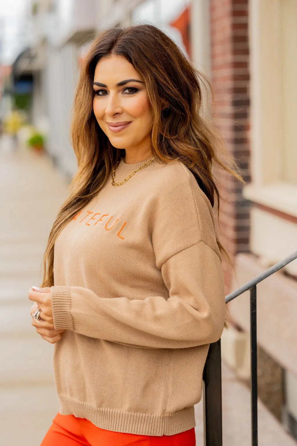 Grateful Stitched Sweater