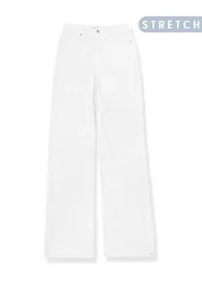 High waist straight leg jeans white (REGULAR)