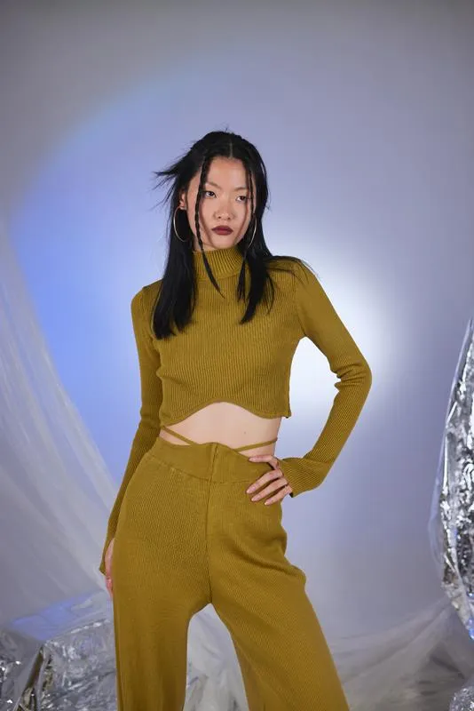 HLLY Women Kazakh Green Wool - Langenhagen