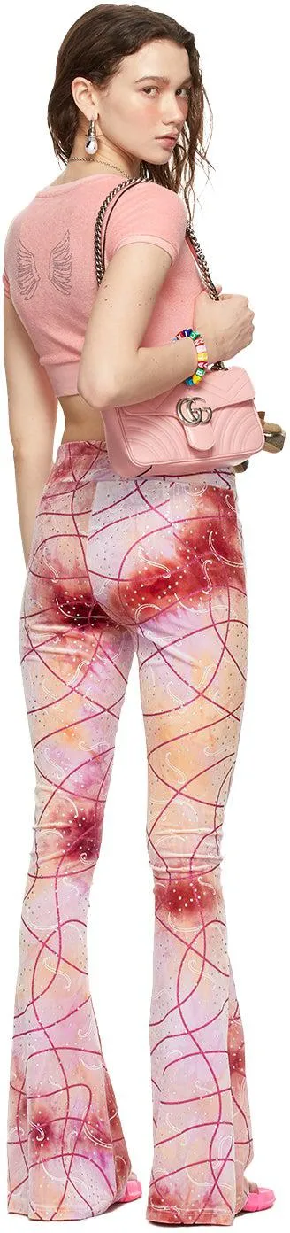 I'm Sorry by Petra Collins SSENSE Exclusive Multicolor Tie-Dye Flare Lounge Pants