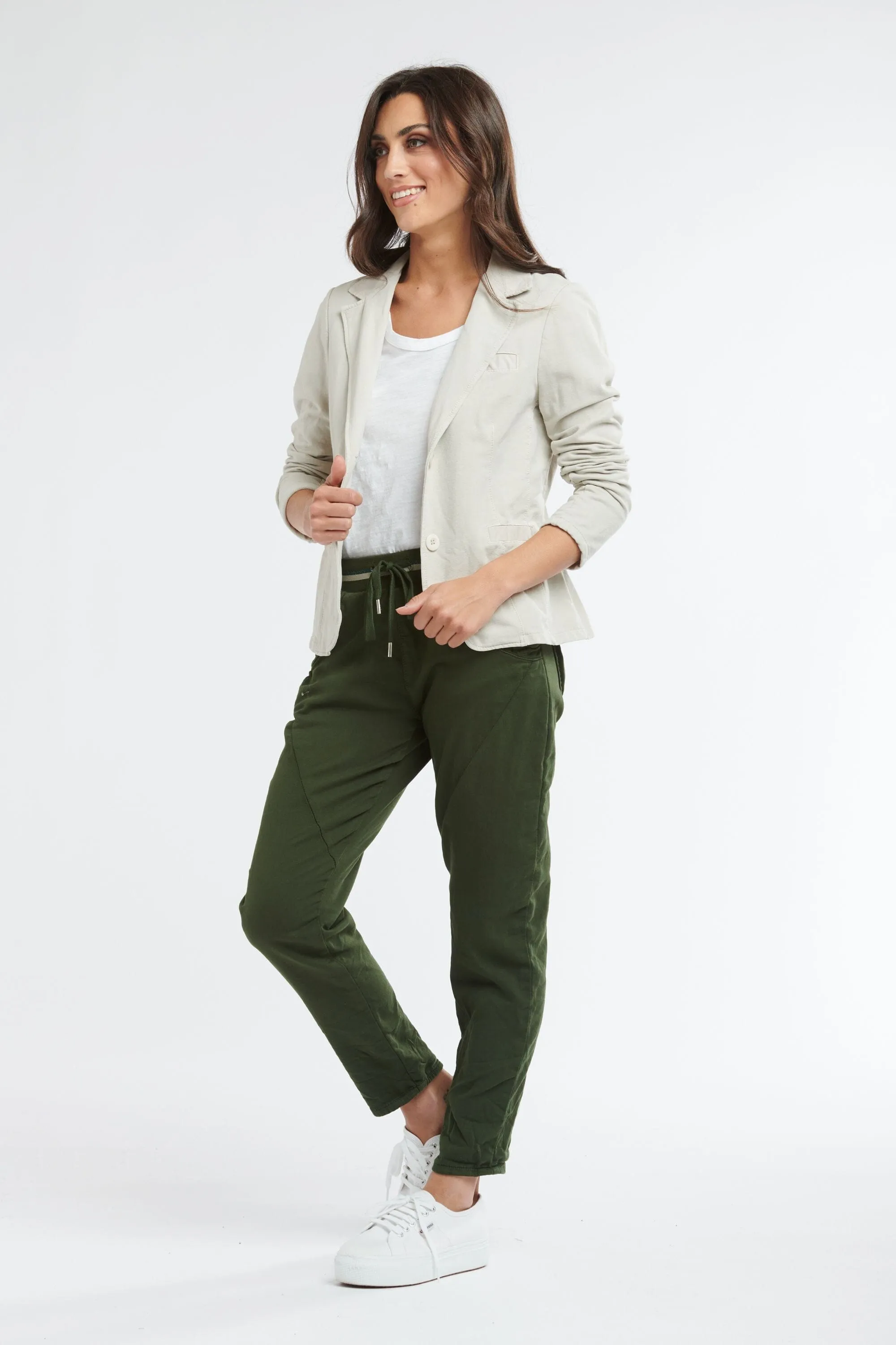 ITALIAN STAR Ralph Jogger Jeans - Olive