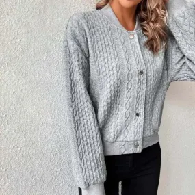 Ivyshape | Casual Knit Cardigan
