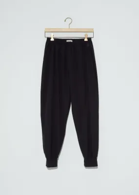 Jethro Organic Poplin Joggers — Black