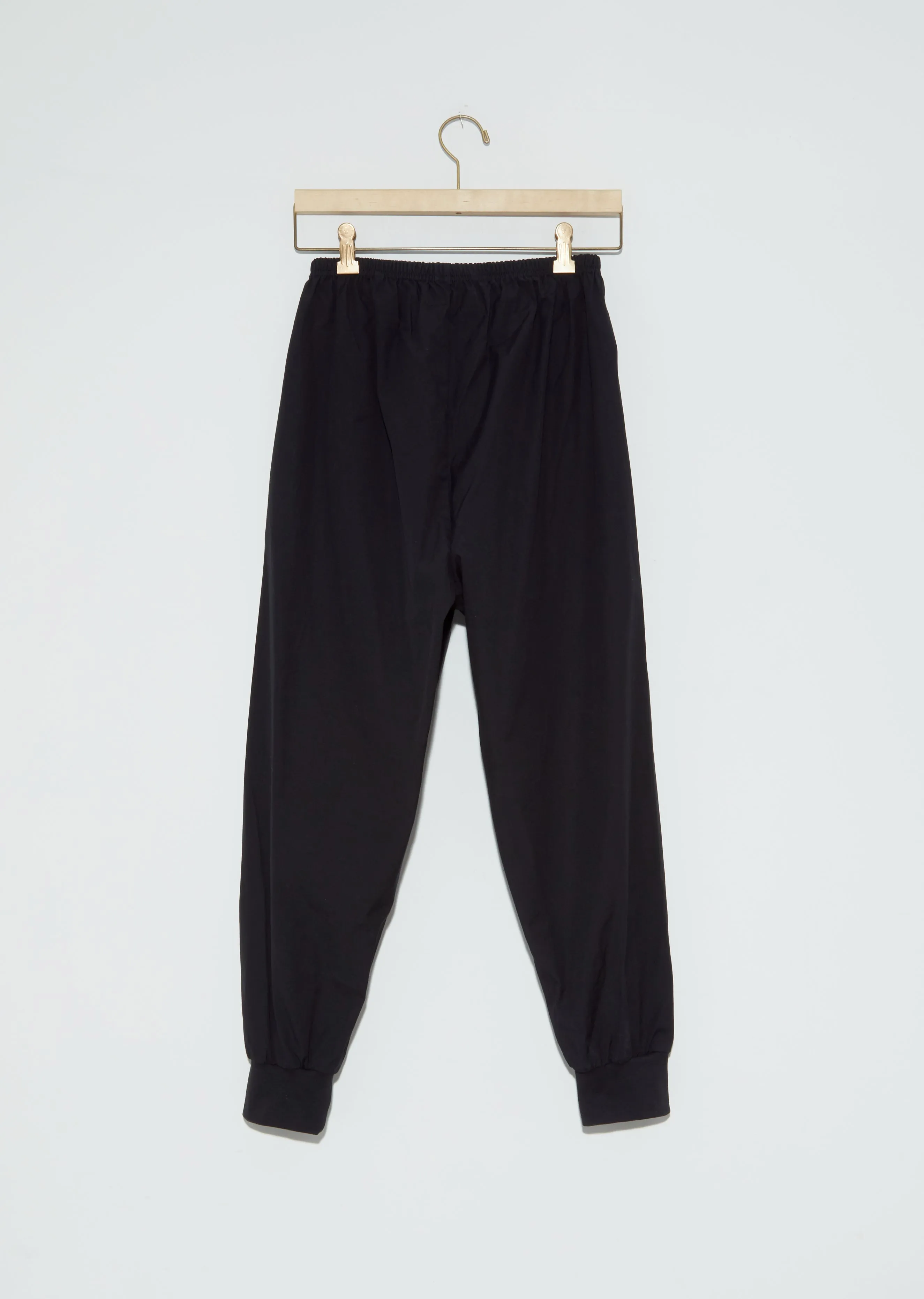 Jethro Organic Poplin Joggers — Black
