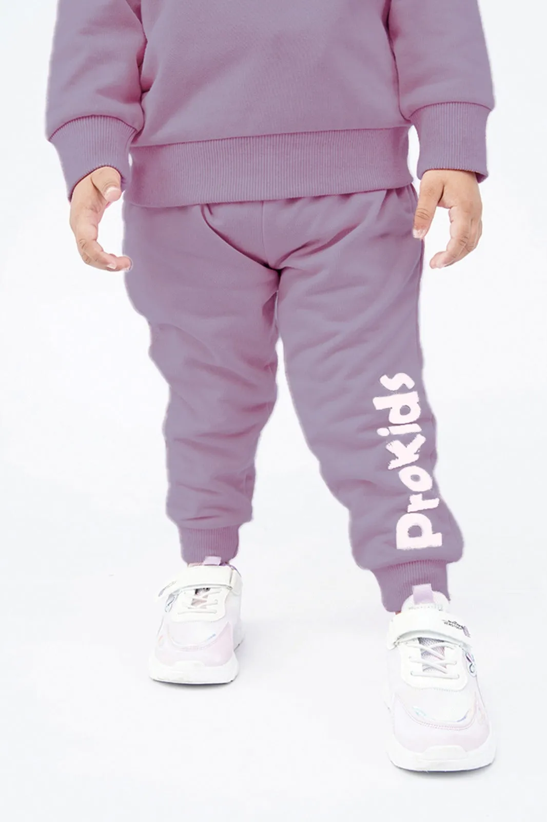 KIDS SWEAT SUIT LIGHT PURPLE