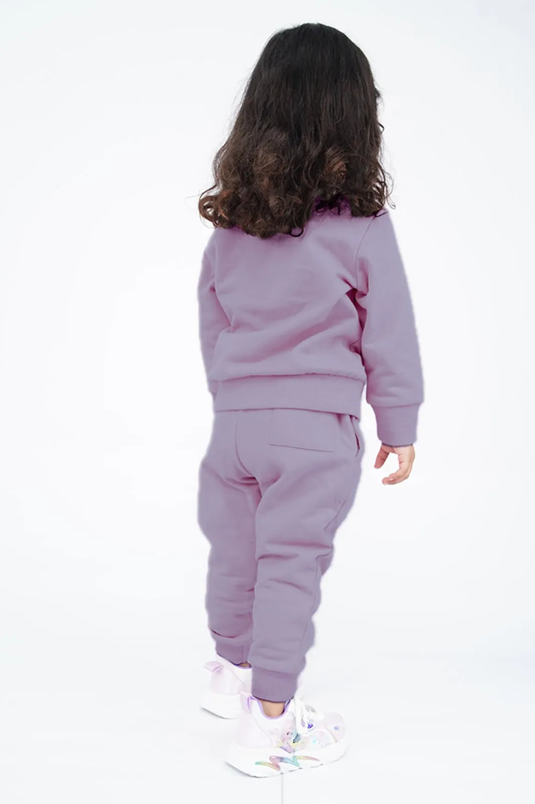 KIDS SWEAT SUIT LIGHT PURPLE