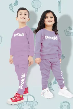 KIDS SWEAT SUIT LIGHT PURPLE