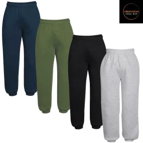 Kids Unisex Heavy Blend Plain Jogging Bottoms